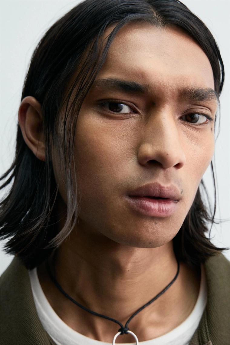 Рубашка поло в полоску с рельефной текстурой