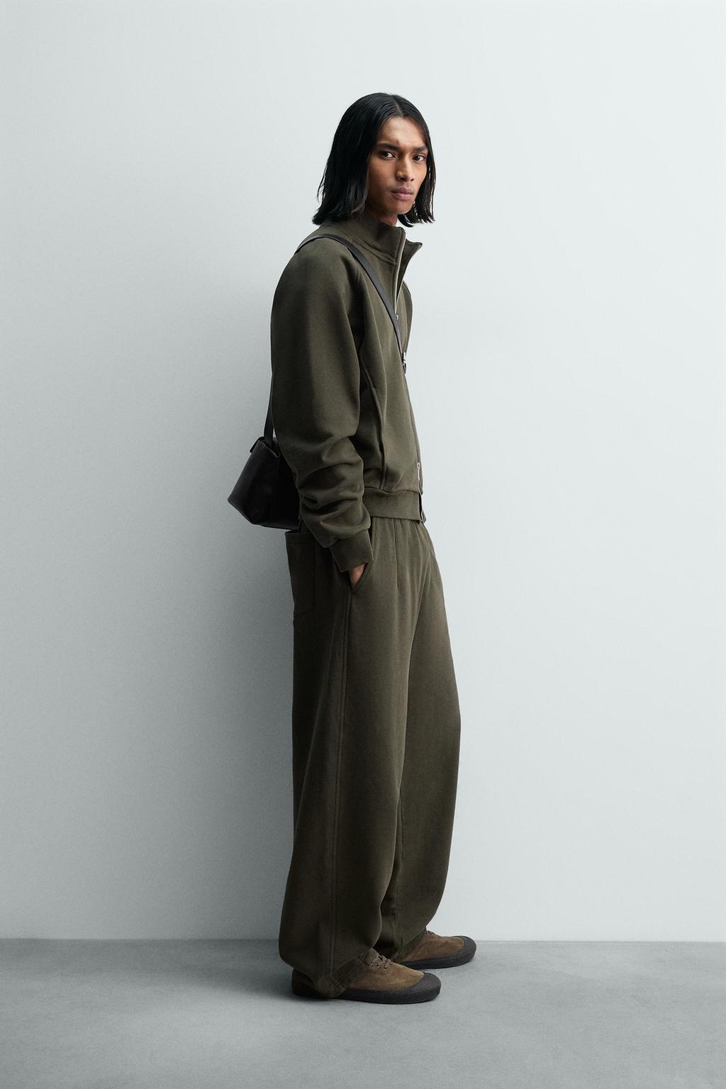 СВИТШОТ СВОБОДНОГО КРОЯ С ЭФФЕКТОМ ПОТЕРТОСТИ