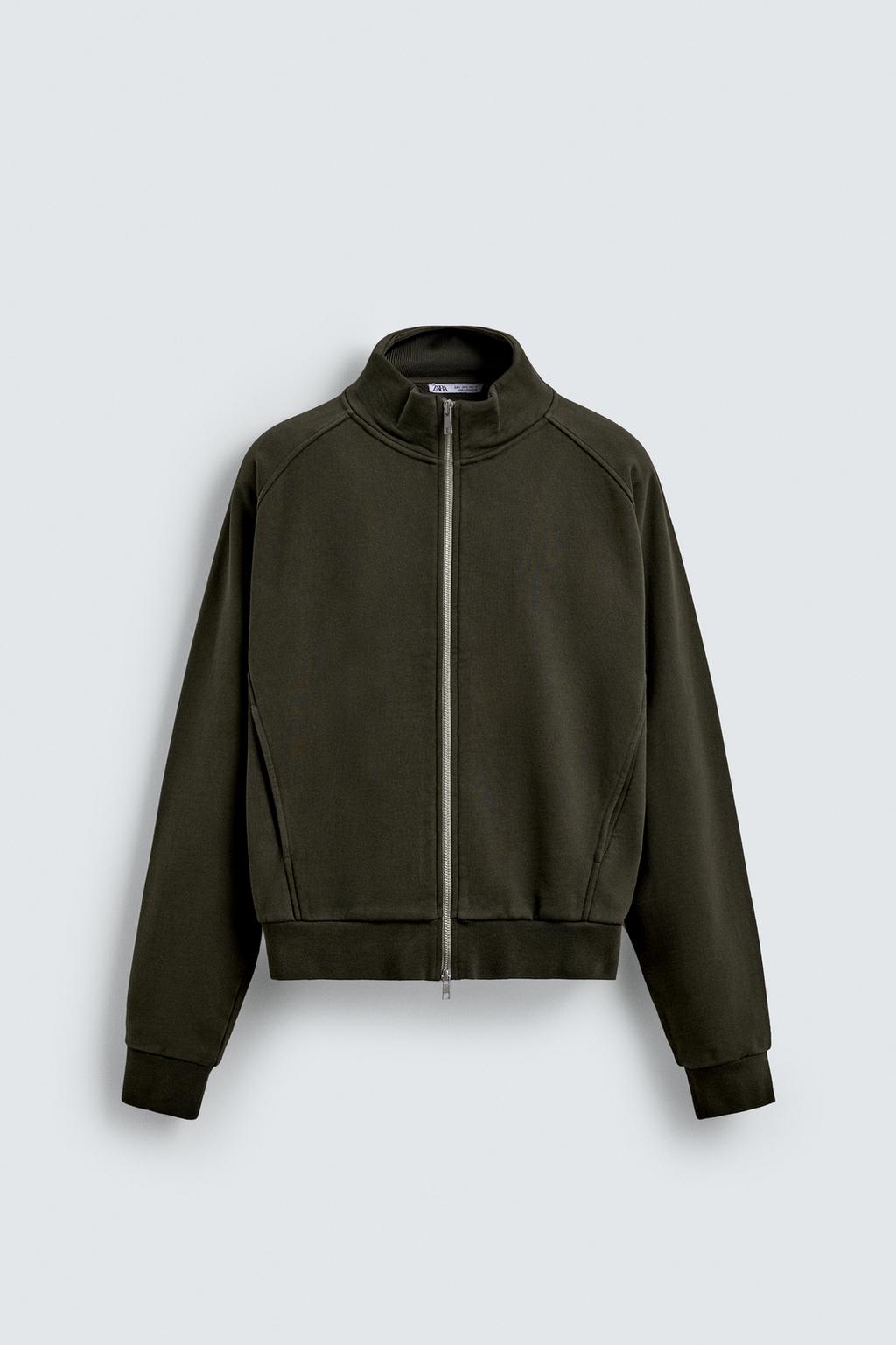 СВИТШОТ СВОБОДНОГО КРОЯ С ЭФФЕКТОМ ПОТЕРТОСТИ