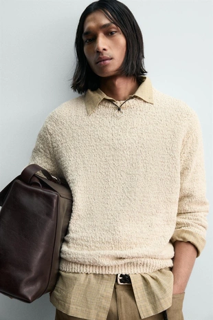 Джерси с неровной структурой- Заказать в России