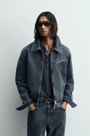 Джинсовая куртка на молнии — LIMITED EDITION- Заказать в России
