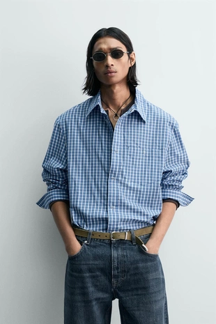 Рубашка RELAXED FIT в клетку LIMITED EDITION- Заказать в России