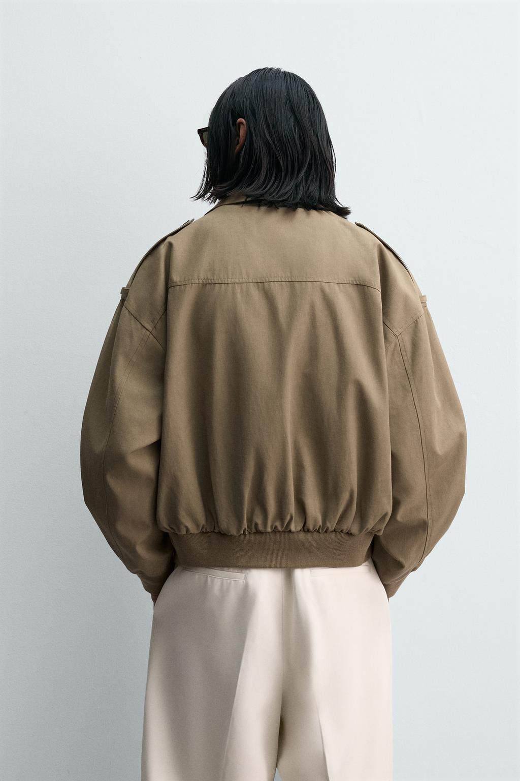 КУРТКА СВОБОДНОГО КРОЯ ИЗ ВИСКОЗЫ И ХЛОПКА, ЛИМИТИРОВАННАЯ СЕРИЯ