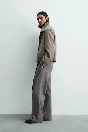 Куртка свободного кроя «гусиная лапка» ограниченная серия- Заказать в России