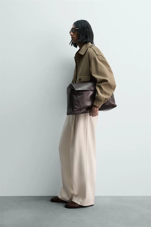 Брюки из вискозы со складками LIMITED EDITION- Заказать в России