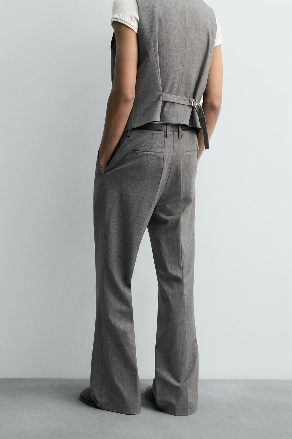 КОСТЮМНЫЕ БРЮКИ FLARE В ПОЛОСКУ — LIMITED EDITION