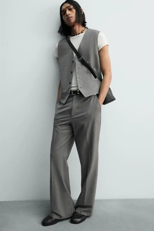 Костюмные брюки FLARE в полоску — LIMITED EDITION- Заказать в России