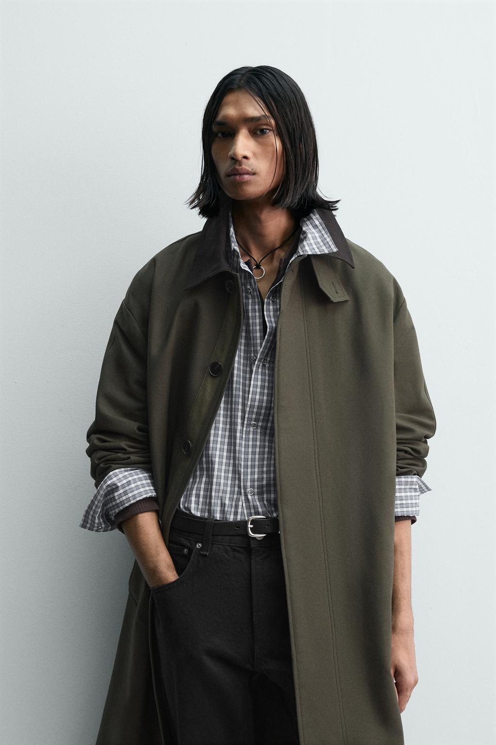 ТРЕНЧ С КОНТРАСТНЫМ ВОРОТНИКОМ - LIMITED EDITION