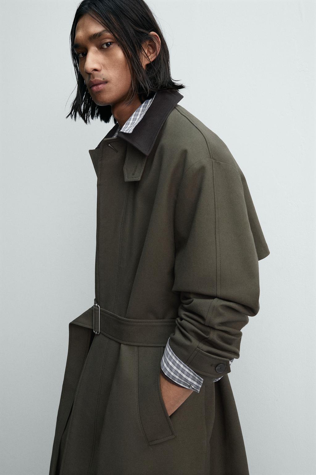 ТРЕНЧ С КОНТРАСТНЫМ ВОРОТНИКОМ - LIMITED EDITION