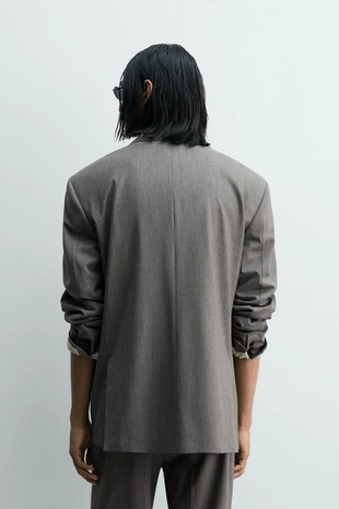 Костюмный блейзер из рельефной ткани в полоску LIMITED EDITION- Заказать в России