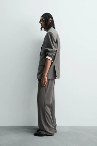 Костюмный блейзер из рельефной ткани в полоску LIMITED EDITION- Заказать в России