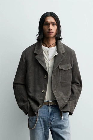 Блейзер из замши - LIMITED EDITION- Заказать в России