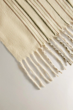 Мягкое плед с полосками- Заказать в России