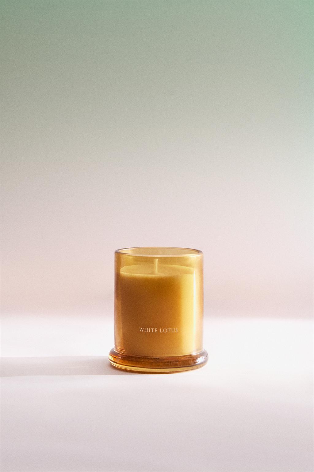 (150 г) ароматическая свеча white lotus