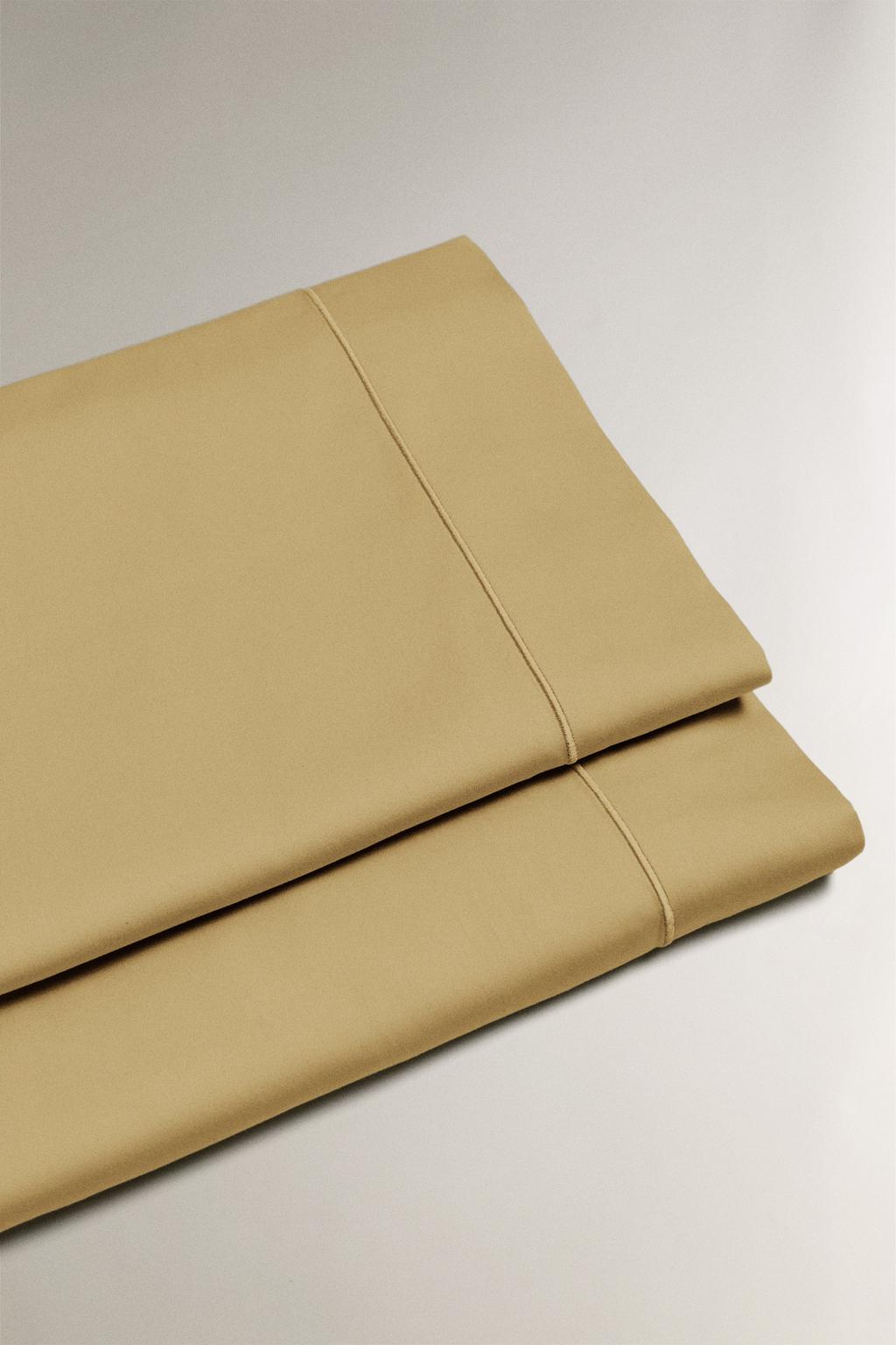 Сатиновое простынное покрывало с оборкой (300 нитей)