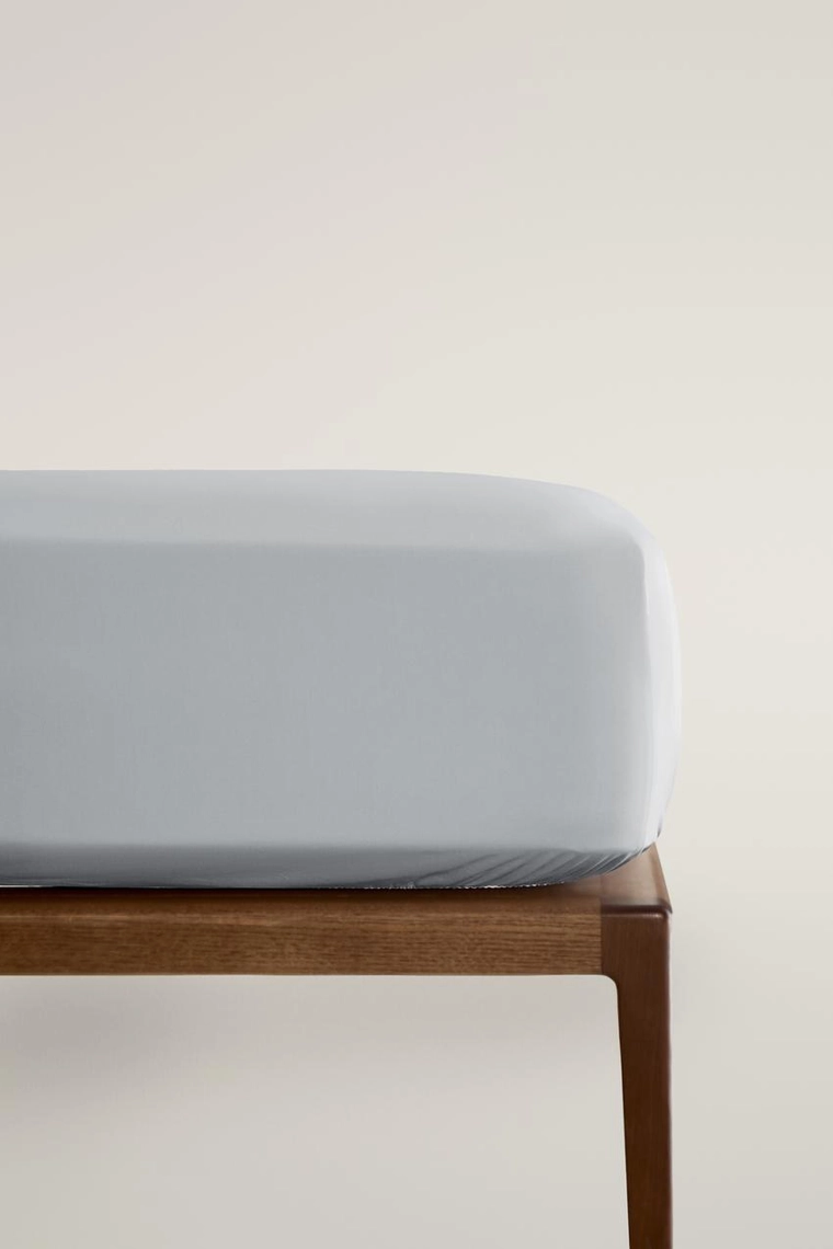 Приталенная простыня percale (300 нитей) высотой 30 см