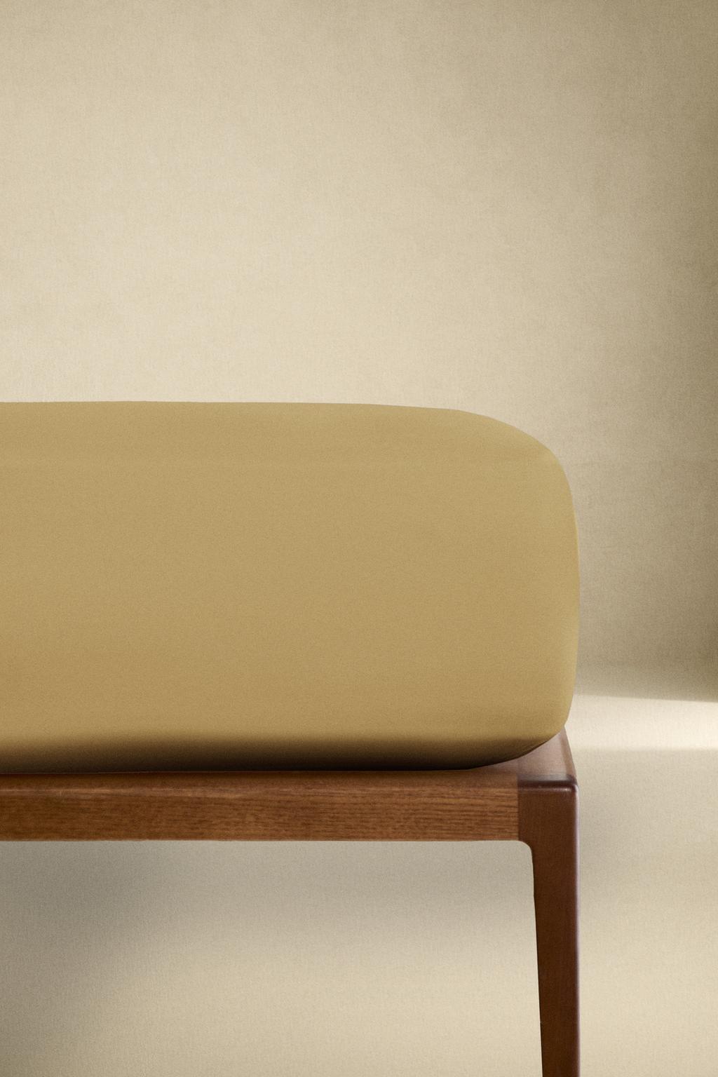 Простынь на резинке из сатина | 40 см (300 нитей)