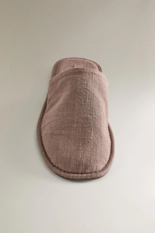 Тапочки-мюли из рами- Заказать в России