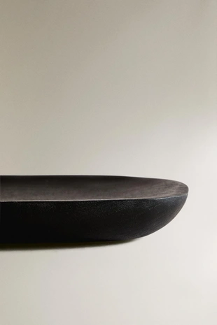 Тёмная деревянная поднос- Заказать в России