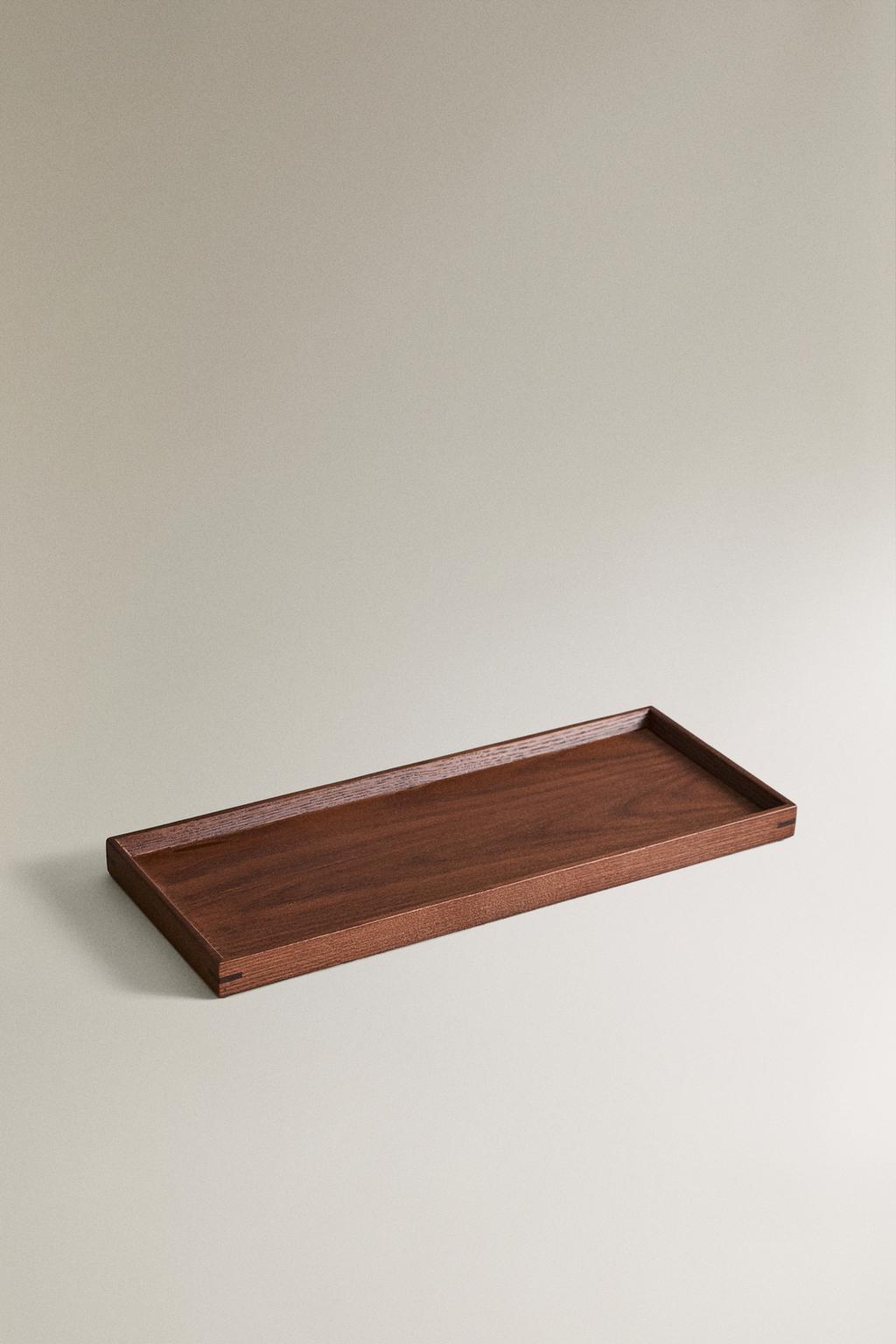 Декоративная деревянная поднос