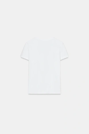 Футболка INTERLOCK с V-образным вырезом- Заказать в России