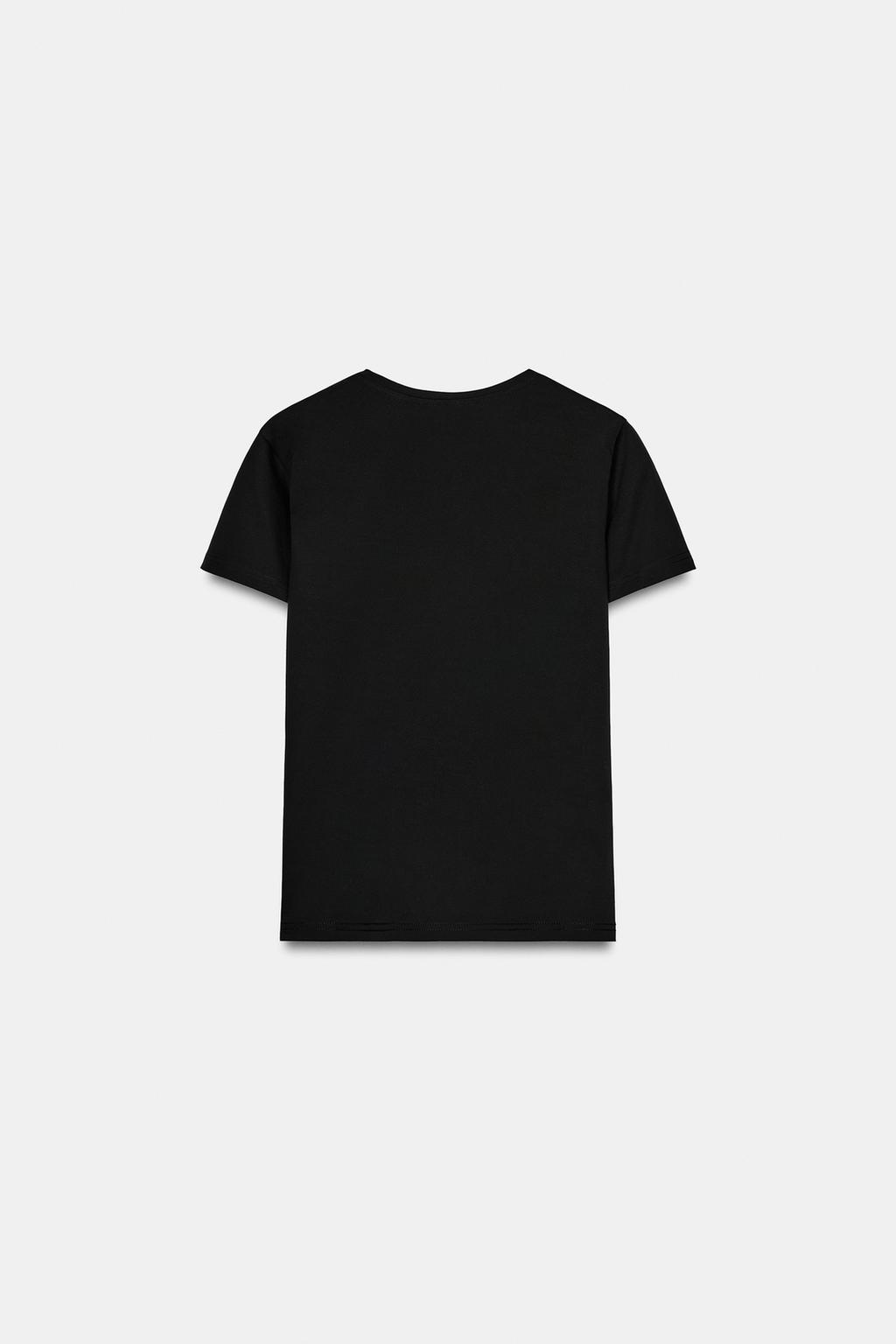 ФУТБОЛКА INTERLOCK С V-ОБРАЗНЫМ ВЫРЕЗОМ