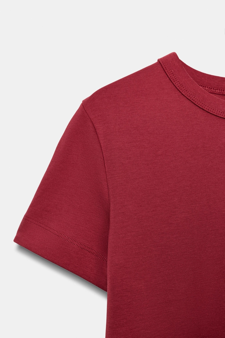 Футболка с коротким рукавом из интерлока