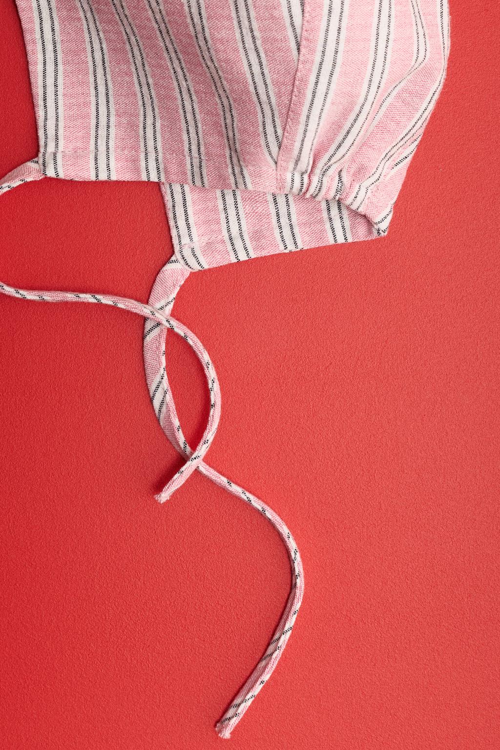 Полосатая шапочка zara timeless