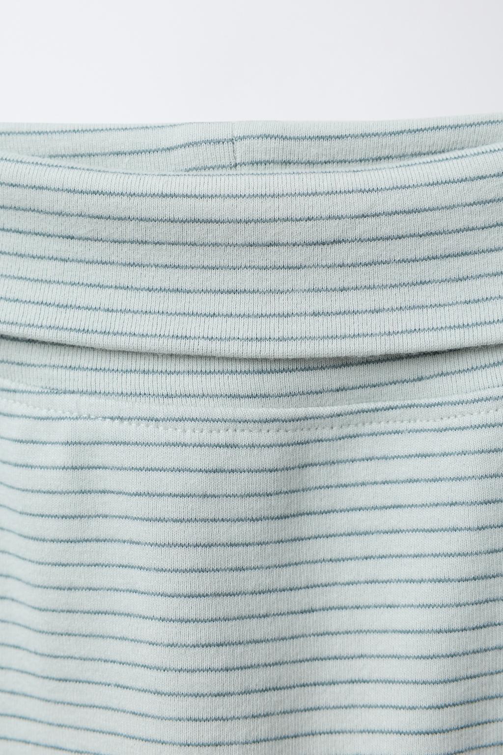 КОМПЛЕКТ ИЗ БОДИ И БРЮК-ШАРОВАРОВ В ПОЛОСКУ