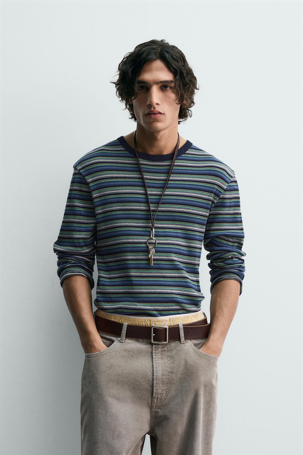 ФУТБОЛКА В РУБЧИК В ПОЛОСКУ