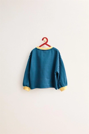 ZARA TIMELESS - футболка в полоску с контрастной отделкой