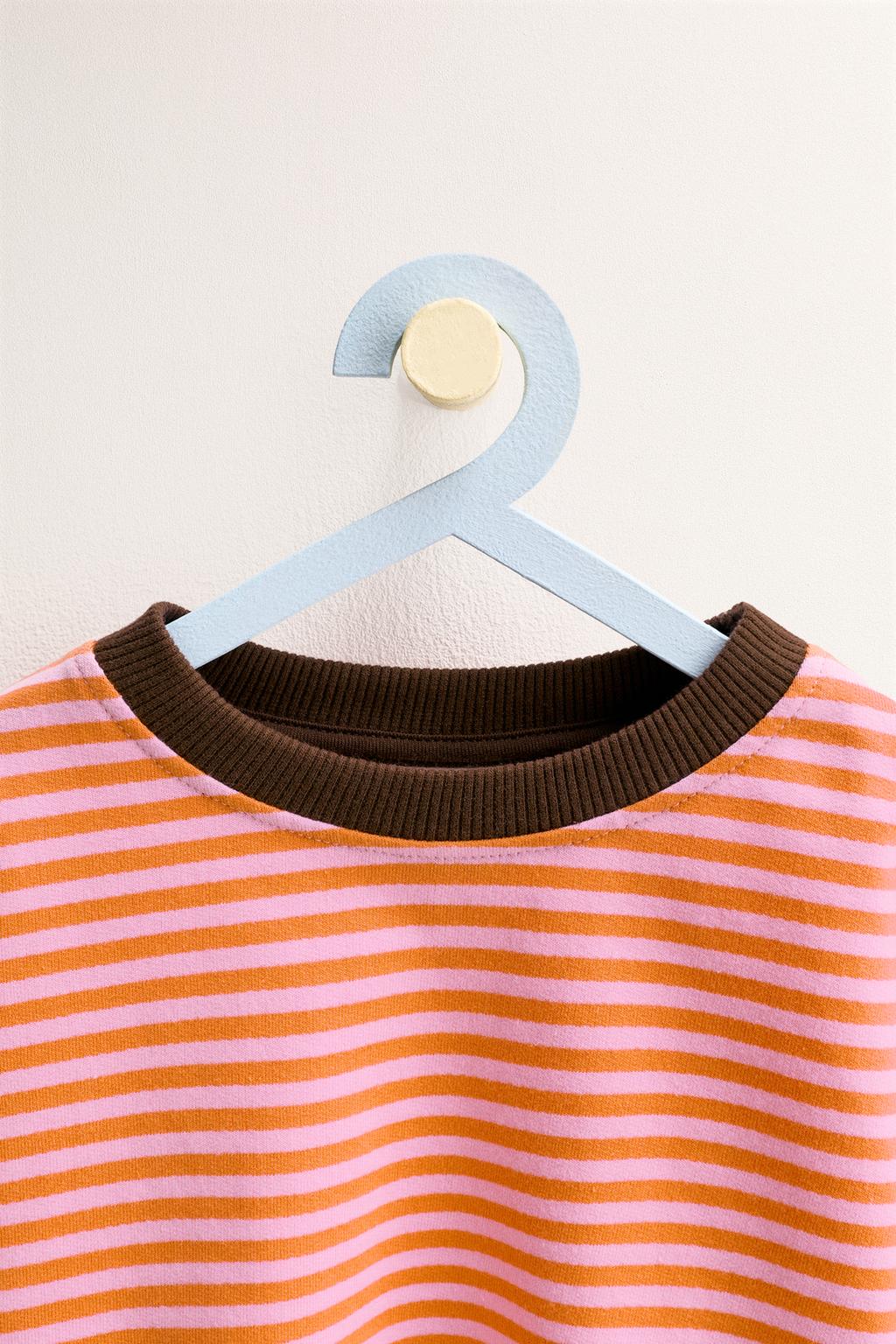 ZARA TIMELESS - ФУТБОЛКА В КОНТРАСТНУЮ ПОЛОСКУ