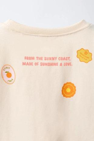 Футболка с принтом «фрукты»