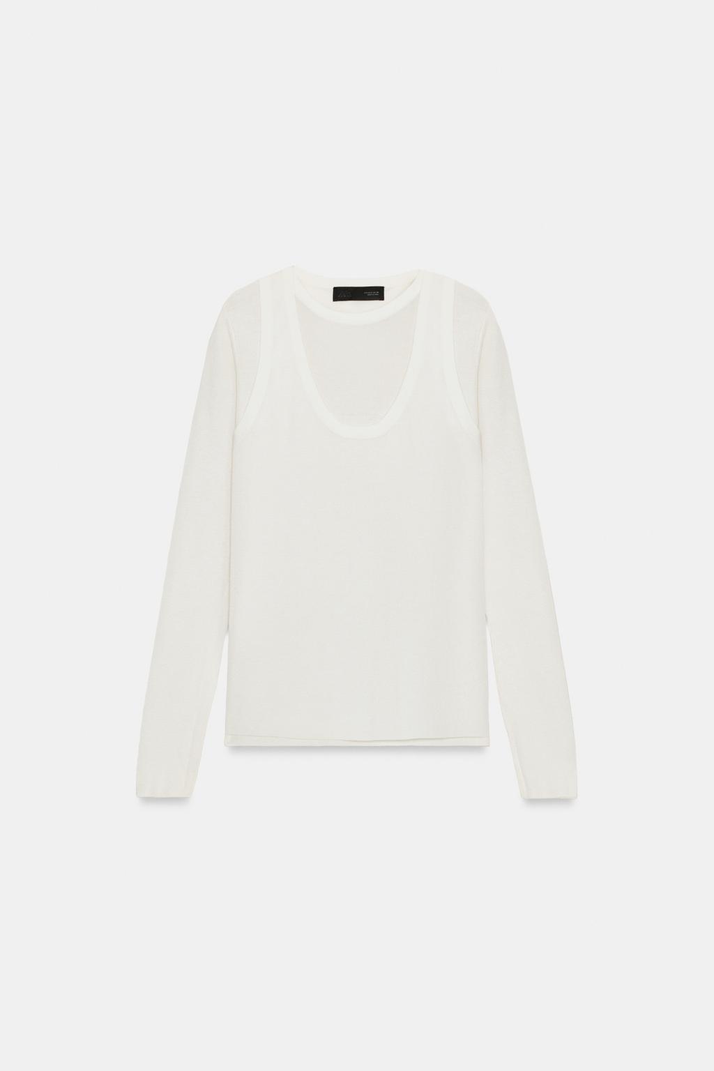 ДВОЙНОЙ ТРИКОТАЖНЫЙ ТОП