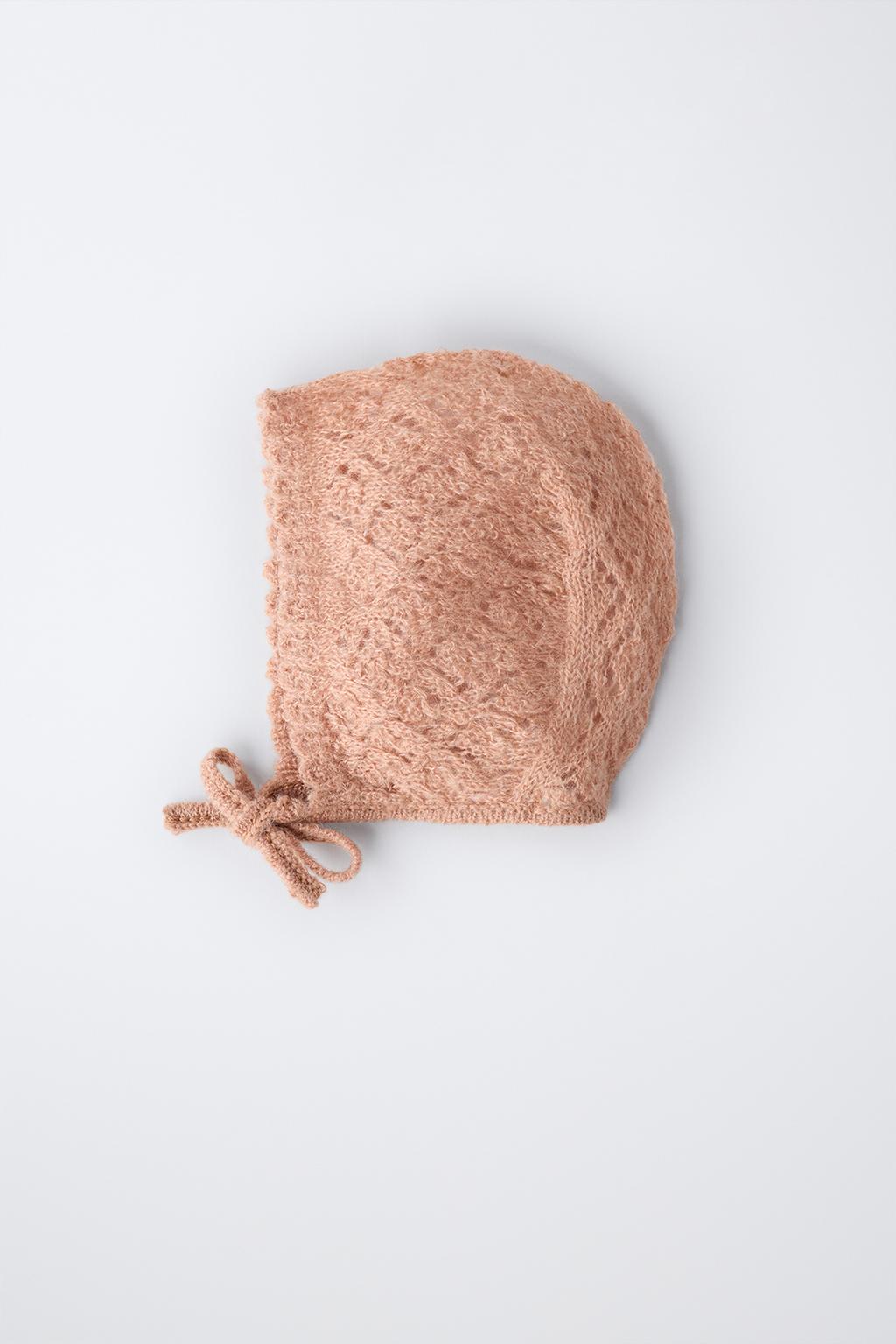 ВЯЗАНЫЙ ЧЕПЧИК АЖУРНОЙ ВЯЗКИ