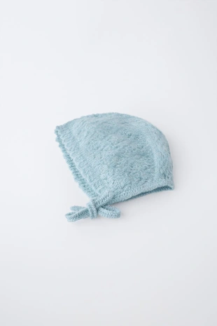 Ажурный трикотажный чепчик- Заказать в России