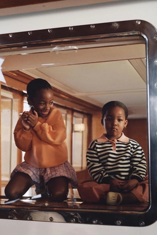 ZARA TIMELESS — свитер поло в полоску- Заказать в России