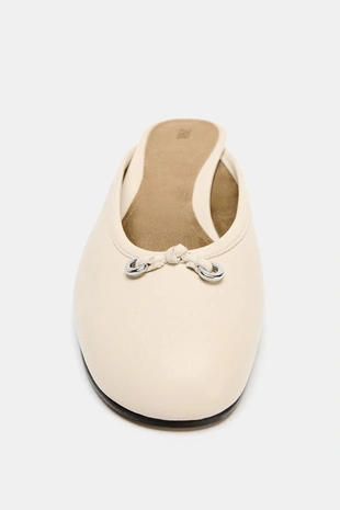 Балетки-мюли на танкетке- Заказать в России