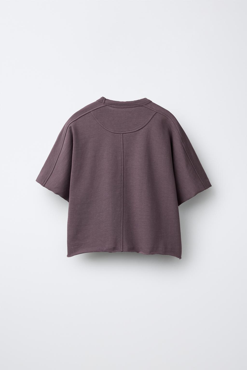 КОМПЛЕКТ ИЗ ФУТБОЛКИ И БРЮК КЮЛОТ HEAVY WEIGHT С ДЕКОРАТИВНЫМИ ШВАМИ