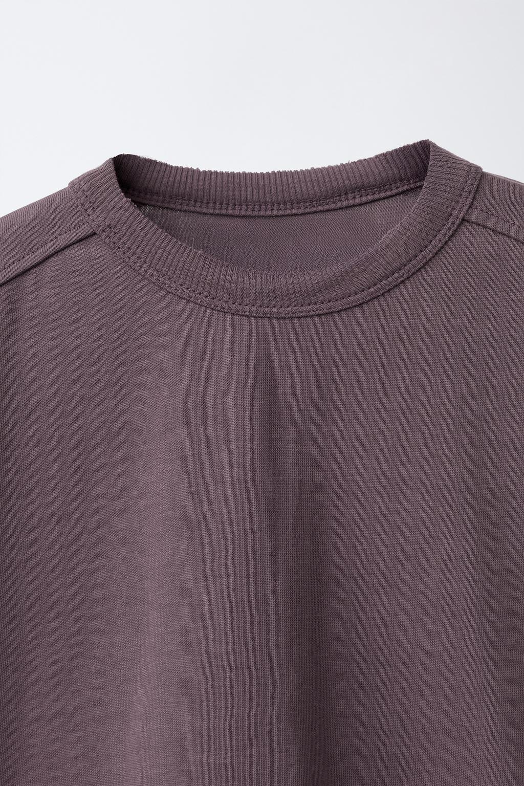 КОМПЛЕКТ ИЗ ФУТБОЛКИ И БРЮК КЮЛОТ HEAVY WEIGHT С ДЕКОРАТИВНЫМИ ШВАМИ