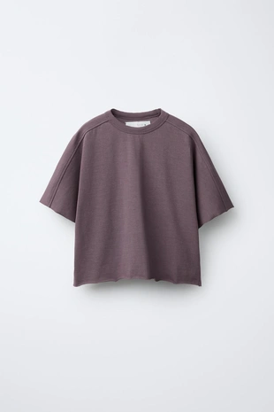 Комплект из футболки и брюк кюлот HEAVY WEIGHT с декоративными швами