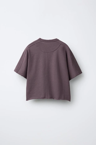 Комплект из футболки и брюк кюлот HEAVY WEIGHT с декоративными швами