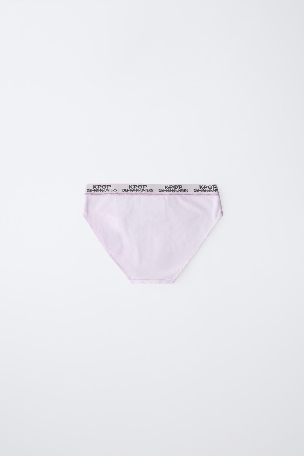 6-14 ЛЕТ/НАБОР ИЗ ТРЕХ ТРУСОВ KPOP DEMON HUNTERS™ NETFLIX ©