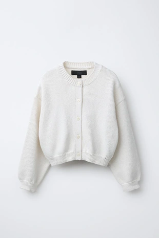 Кардиган с объемными рукавами- Заказать в России