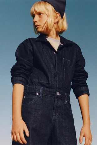 Джинсовый комбинезон- Заказать в России