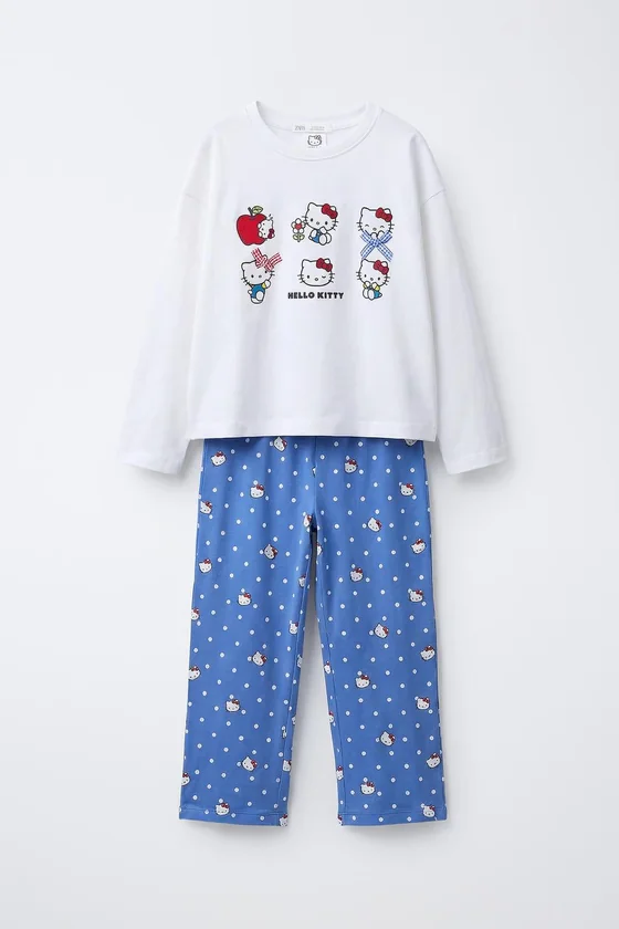 6-14 ЛЕТ/ПИЖАМА С ПРИНТОМ HELLO KITTY © SANRIO