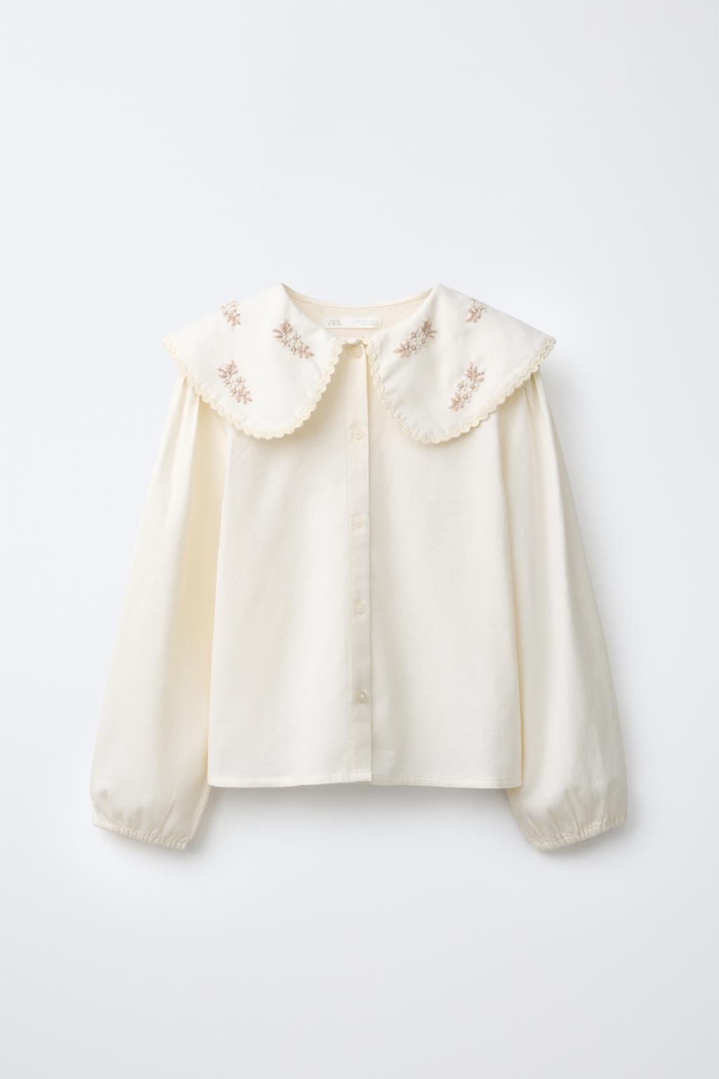 6-14 ЛЕТ/ ПИЖАМА С ВЫШИТЫМИ ЦВЕТАМИ