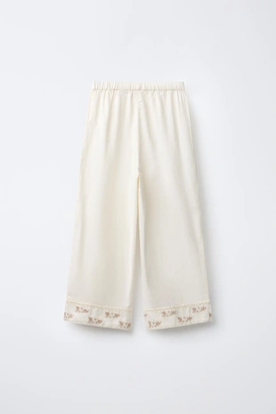 6-14 лет/ пижама с вышитыми цветами- Заказать в России