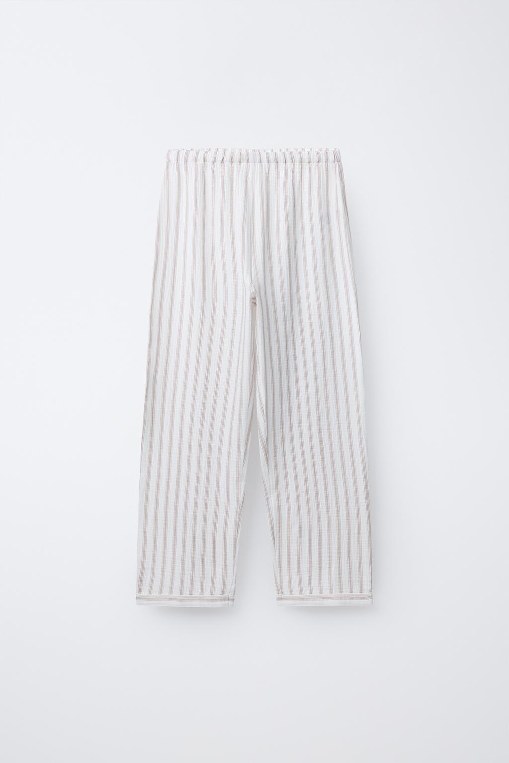 6-14 ЛЕТ/ПИЖАМА В ПОЛОСКУ С ТЕКСТУРОЙ