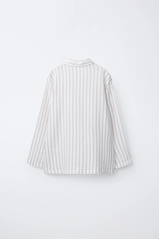 6-14 лет/пижама в полоску с текстурой- Заказать в России